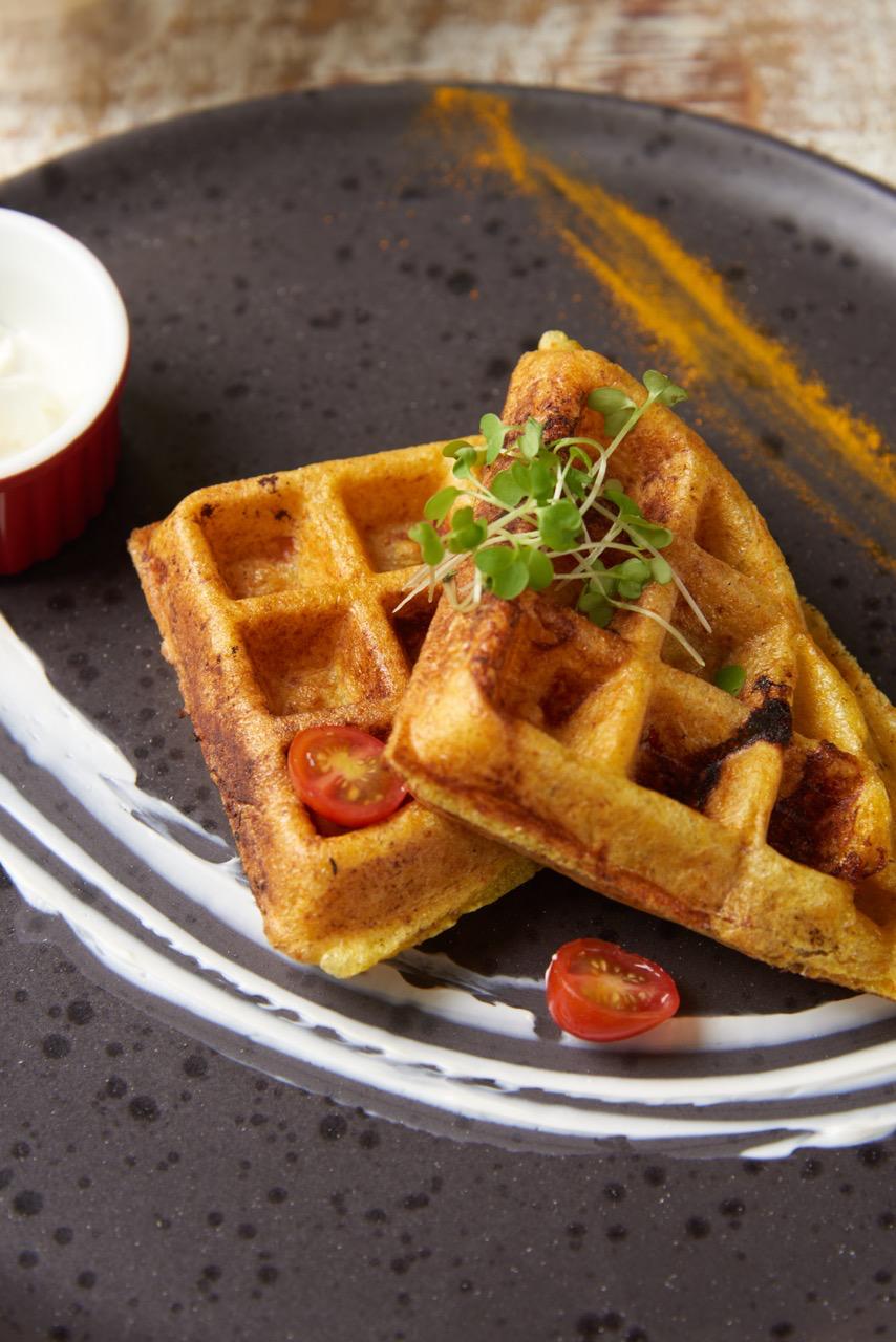 Waffle de Pão de Queijo